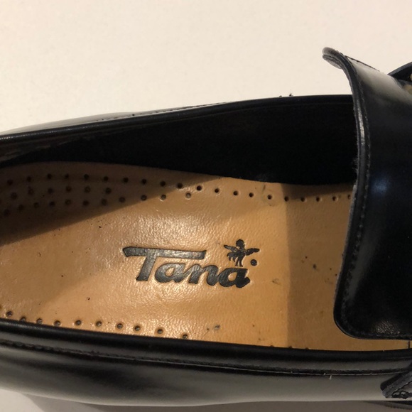 Vintage Brown’s black loafers with buckle made in Italy - Picture 6 of 12